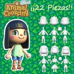 piezas animal.jpg Animal Crossing a Villager new horizons