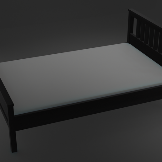 Bed from IKEA 3D model