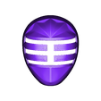 CUSTOM FRONT.stl power rangers zeo gold ranger sentry helmet stl file for 3d printing