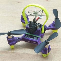 nano-quad.jpg Free STL file 75mm micro quad frame・3D printable object to download