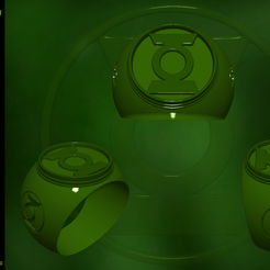 8.png Archivo STL Anillo de Linterna Verde・Diseño de impresión en 3D para descargar
