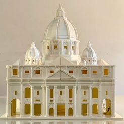 0146C155-B684-4F80-91F5-A86918FA89F4 (1).JPG Datei STL Basilika San Pietro・Design für 3D-Drucker zum herunterladen