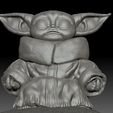 meditate001.jpg Baby Yoda Meditation - Grogu The Child - The mandalorian -