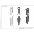8_1440x1440.jpg Wraith Heirloom Kunai Knife - APEX - Printable 3d model - STL + CAD bundle - Personal Use