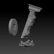 parts2.jpg Fichier 3D Fan de la statue de Spiderman, impression 3d・Modèle imprimable en 3D à télécharger