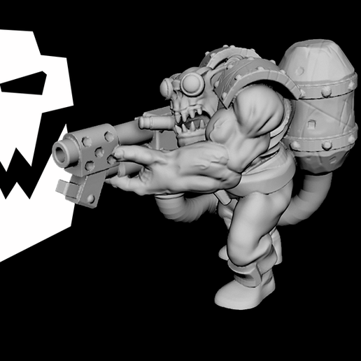 Pork Flamer 3D model