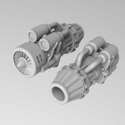 Untitled.jpg Бесплатный STL файл 1/60 Реактивный двигатель С 3MM HOLE・3D-печать объекта для загрузки