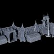 Gothic-Sci-Fi-City-Streets-1-Mystic-Pigeon-Gaming-1.jpg Gothic Hive Sci Fi City Scatter Terrain Pack A