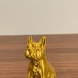IMG_9794.jpg French Bulldog Statue 3D Print Model - Detailed Canine Figurine STL File for 3D Printing