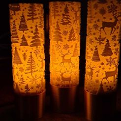 christma.jpeg Christmas LED tea light Litho