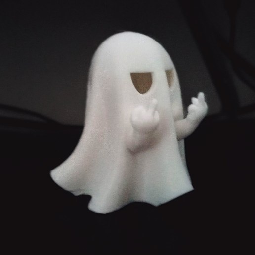 1.png Middle finger Ghost cute halloween decoration