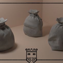 bag03.jpg Medieval fantasy bag 3 3D print model