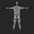 8.png T-Pose Male Body Base Mesh