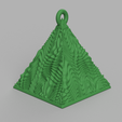 7.png Christmas ball triangle X75