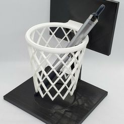 20211213_194541_Large.jpg Free 3D file Basketball Hoop Pen Holder・Object to download and to 3D print