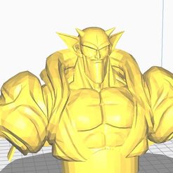 dabura bust.jpg Free 3D file Dabura Dragon ball・3D printing idea to download, critico