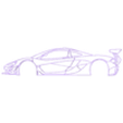 Mclaren P1 GTR.stl McLaren P1 GTR 2D Art/ Silhouette