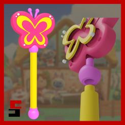 1.jpg 3D file Animal Crossing Bug Wand Replica Prop・Model to download and 3D print