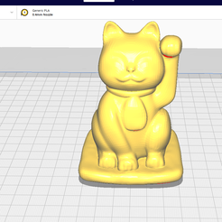 neko-4.png STL file asian lucky cat・Model to download and 3D print