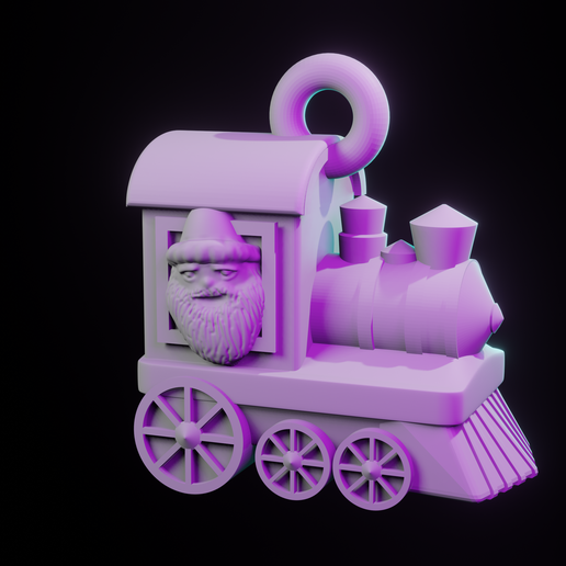 1.png Santa train christmas decorations
