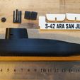 foto-perfil-02.jpg Submarine Thyssen TR-1700 - A.R.A. SANTA CRUZ and A.R.A. SAN JUAN to scale 1:350.