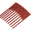 Hair-comb-12-v7-02.png FRENCH PLEAT HAIR COMB Multi purpose Female Style Braiding Tool hair styling roller braid accessories for girl headdress weaving fbh-12 3d print cnc