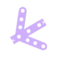 SNOWFLAKE ARM_INNER_X5.stl ARCH WITH SWAPABLE CENTER PROPS