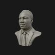 08.jpg Martin Luther King head sculpture ready to 3D print