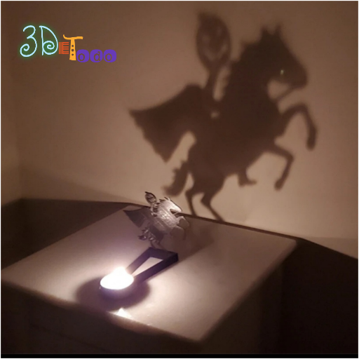📽️ TERROR SHADOW PROJECTOR- HALLOWEEN DECORATION PACK OF 5 SHADOWS ...