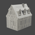v2.png medieval frame house - decoration - tabletop/wargaming terrain