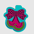 bow-with-watermelon.png ARCO COM MELANCIAS MOLDE FRESCO STL