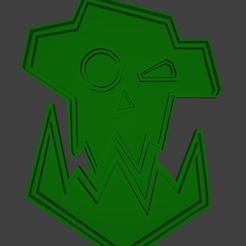 untitled.png Archivo STL Orks Cookie cutter・Diseño de impresora 3D para descargar