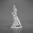 Warrior_2-left_perspective.333.jpg ELF WARRIOR FEMALE CHARACTER GAME FIGURE 3D print model