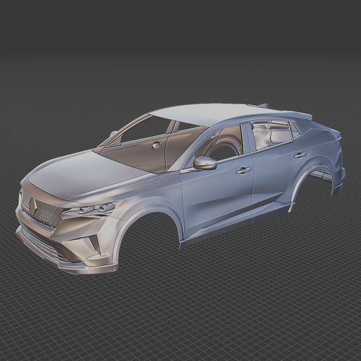 Renault Rafale Body Ready for 3D Printing