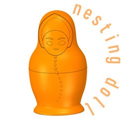 nesting_doll_v01-000.jpg STL file nesting doll Gift Jewelry game playing Box 3D print model CNC・3D printable design to download