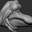 03.jpeg Werewolf Tounge 3D Print Model