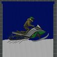 Snowmobiler-BBL-Sliced.jpg Snowmobiler Design on Card box lid with snowmobiler modeled in for easy in software painting