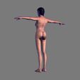 6.jpg Animated Naked woman-Rigged 3d game character Low-poly 3D model
