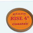 4'-Plant-Coaster.png Posavasos de 4" PETG
