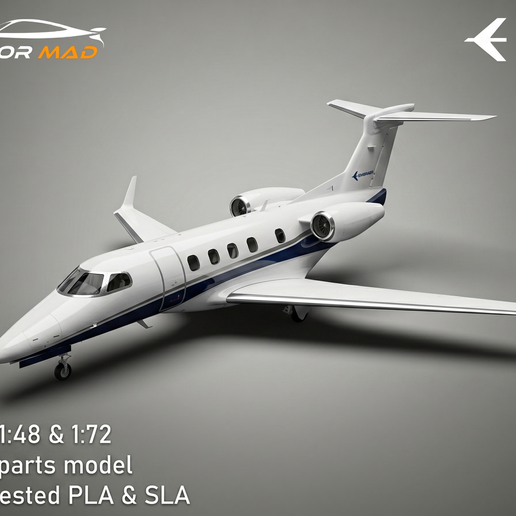 Embraer Phenom 300E – Business Jet STL 3D Print Model