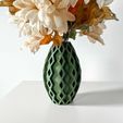 untitled-2173.jpg The Sumi Vase, Modern and Unique Home Decor for Dried and Preserved Flower Arrangement  | STL File