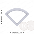 1-4_of_pie~1.25in-cm-inch-top.png Slice (1∕4) of Pie Cookie Cutter 1.25in / 3.2cm
