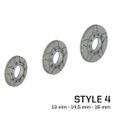 STYLE 4 13 mm - 14,5 mm -16 mm Ultimate Brake Disc & Caliper Collection - 1/24 - Scale Model Accessories