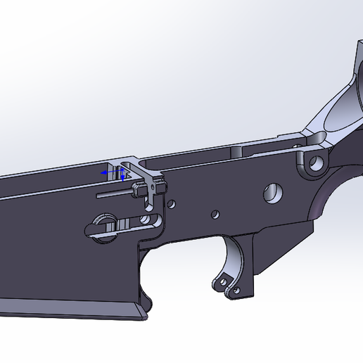 AR10/AR RECEIVER 3D model