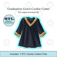 Etsy-Listing-Template-STL.png Graduation Gown Cookie Cutter | STL File