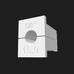 Zrzut-ekranu-2022-01-9-o-01.11.00.png Fichier STL Bloc de tubes pour la construction de cadres - 5/8" inch 15.9 mm・Plan pour imprimante 3D à télécharger, plasterek3d