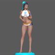 4.jpg NESSA POKEMON TRAINER SEXY GIRL COOL PRETTY ANIME CHARACTER3D print model