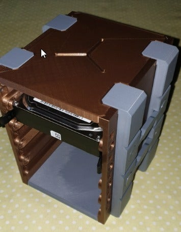 printed03.png HDD Best Rack-Adapter from 5.25" to 3.5"