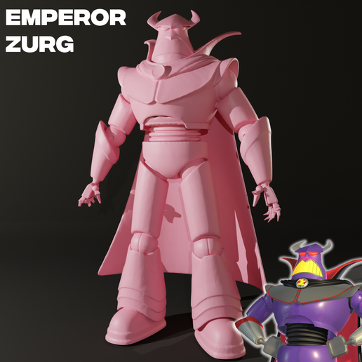 Emperor Zurg Toy Story Inspired SKIN FORTNITE FIGURE
