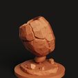 D21.16.jpg Floating Rock Pen Holder STL | Stylized Desk 3D Print | Office Art